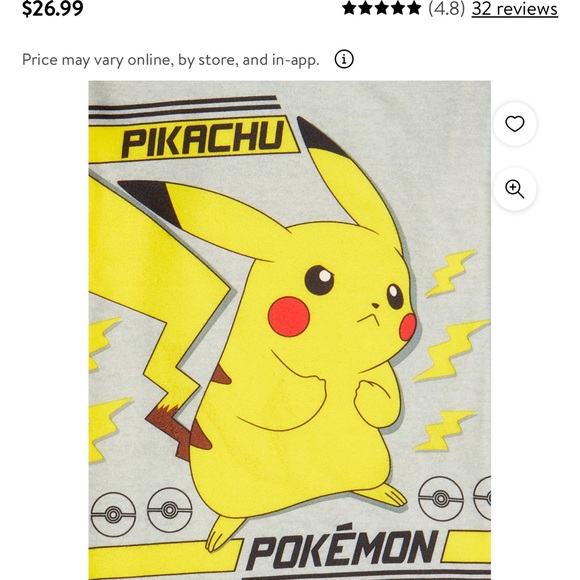 Pokémon boys pj set - Picture 4 of 4